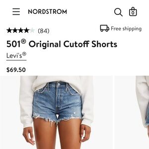 Levi’s 501 Cutoff Shorts